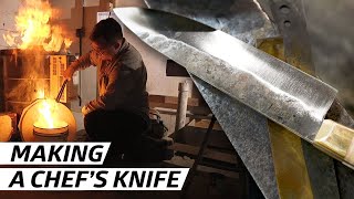 How Knives Are Made for New Yorks Best Restaurants — Handmade [upl. by Osner]