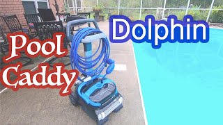 Maytronics Dolphin Pool Caddy  Universal Fit [upl. by Mobley766]