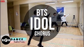 BTS quotIdolquot Dance Tutorial PreChorus Chorus [upl. by Hanoj]