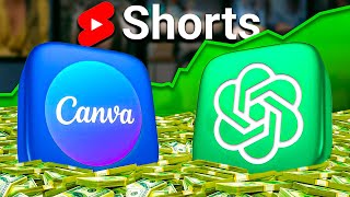 CRAZY 1000 YouTube Shorts in 17 MINUTES Using AI Canva  ChatGPT [upl. by Atikram474]