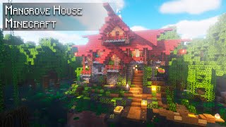 Minecraft 119 How to build a Mangrove Swamp House  Tutorial [upl. by Kehr]