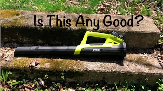 Ryobi 18V ONE Leaf Blower Complete Review [upl. by Aisela]