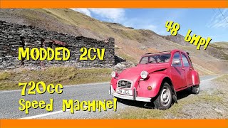 Modded 2CV 720cc  speed machine [upl. by Udell]