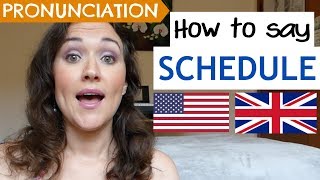 How to Pronounce SCHEDULE US UK amp Australian pronunciation [upl. by Tracie]