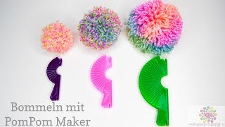 Super einfache Bommeln machen  PomPom Maker [upl. by Atirehs113]