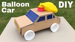 How to Make Amazing Balloon Powered Car  Air Car [upl. by Mandelbaum]