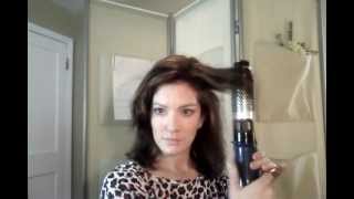 Hair Tutorial How To Style with a Hot Brush [upl. by Adlare496]