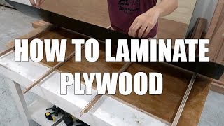 How To Laminate Plywood  Beginners Guide [upl. by Maisie]