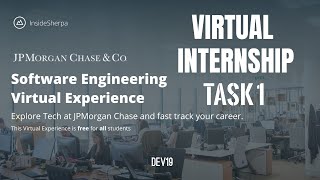 JP Morgan Internship  Task 1  Virtual Internship   InsideSherpa [upl. by Dielle]