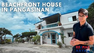 Property Tour 52 A Beachfront House in Pangasinan for Sale [upl. by Naugan]