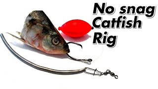 Simple No SnagDragging rig for CATFISH [upl. by Annelg]