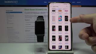 How to Install Additional Watch Faces in HUAWEI Fit – Download New Watch Face [upl. by Shinberg]