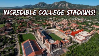 AMAZING College Football Stadiums [upl. by Obaza66]