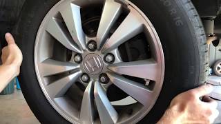 How to replace a wheel bearing on a Honda Accord [upl. by Alyson]