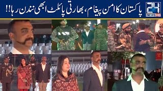 Pilot Abhinandan Returns Back To India At Wagah Border [upl. by Akinuahs827]