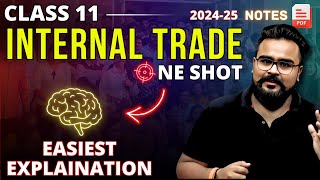 INTERNAL TRADE class 11 ONE SHOT  business studies chapter 10  Gaurav Jain [upl. by Jeffrey]