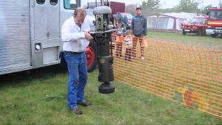 Barco Portable Gasoline Hammer and Warsop Benjo Power Rammer at Kettering Vintage Steam Rally 2011 [upl. by Valentijn]