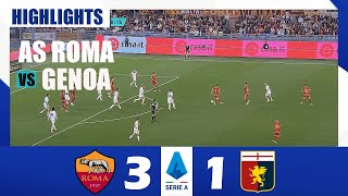 ROMA vs GENOA 31  MATCH HIGHLIGHTS  Serie A 202425 [upl. by Sackville]