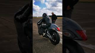 Guy Martin on his 700BHP Holeshot Racing Hayabusa land speed start [upl. by Jennette162]