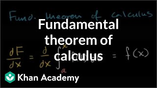 Fundamental theorem of calculus Part 1  AP Calculus AB  Khan Academy [upl. by Clover]