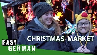 At the Christmas Market  Super Easy German 10 [upl. by Noteek]