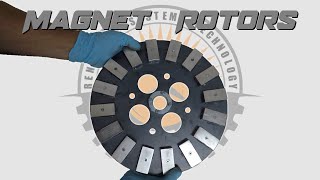 Making Wind Turbine Magnet Rotors [upl. by Janeen]