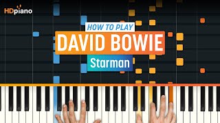 How to Play quotStarmanquot by David Bowie  HDpiano Part 1 Piano Tutorial [upl. by Lenzi702]