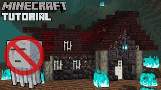 Minecraft 116  Ghast Proof House Tutorial How to Build [upl. by Ogirdor]