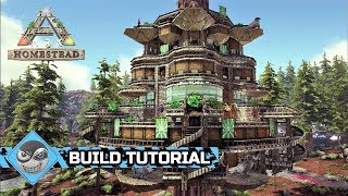 Ark Survival Evolved  How to build a Treehouse  Homestead build tutorial No Mods [upl. by Mattheus]