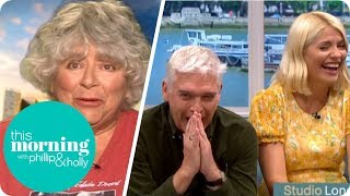 Miriam Margolyes and Gino Send Special Messages to Phil and Holly  This Morning [upl. by Cochard303]