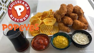 EVDE POPEYES ACILI KANAT MENÜ Popeyes Spicy Wing Menu Recipe with English Subtitle [upl. by Elocal]