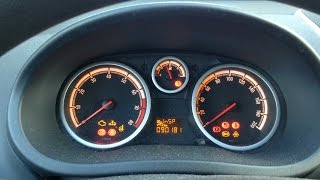 Opel Corsa  Reset Insp Oil Service [upl. by Arracahs373]