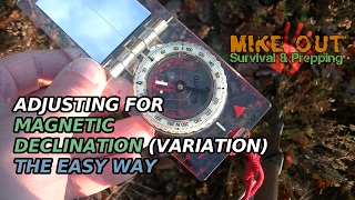 Adjusting for magnetic variationdeclination MikeOut E2 [upl. by Miguel]