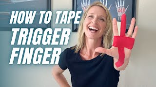 How to Tape Trigger Finger [upl. by Lotus210]