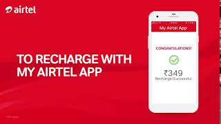 Recharge your mobile anytime with the My Airtel App [upl. by Cromwell48]