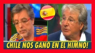 Españoles Nos ganaron en el Himno ESPAÑA VS CHILE [upl. by Arriet]