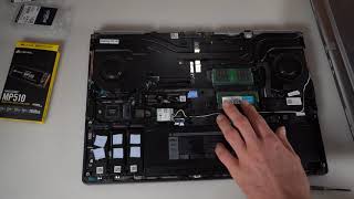 Dell Precision 7750 realtime SSD and RAM replacement [upl. by Laryssa]