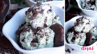 Mint Chocolate Chip Ice Cream No Machine Needed [upl. by Lubow]