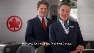 Air Canada Safety Video [upl. by Berg207]