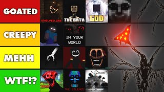 The UPDATED Minecraft Horror Mod Tier List [upl. by Palumbo]