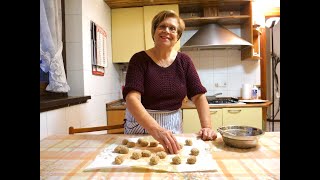 POLPETTE DI FUNGHI PORCINI  RICETTA DELLA NONNA MARIA [upl. by Nyliret471]