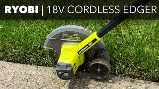 Ryobi 18V Cordless Edger [upl. by Leuqar]