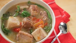 Filipino Sinigang Recipe w Pork Ribs  Asian Recipes [upl. by Lennox684]