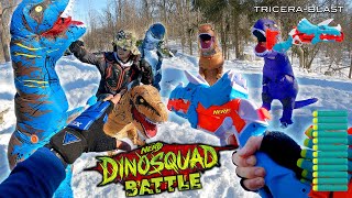 NERF GUN DINOSQUAD BATTLE  Nerf First Person Shooter [upl. by Nivra31]