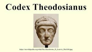 Codex Theodosianus [upl. by Nwahc]