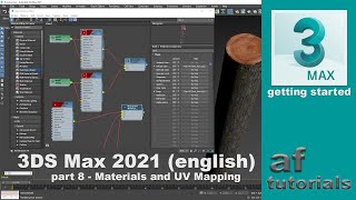 Materials and UV Mapping  Getting Started in 3DS Max part 8 [upl. by Tonya]