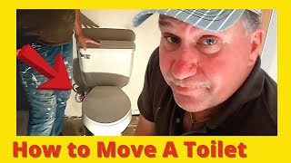 How To Relocate Toilet amp Plumbing Pt 1 [upl. by Ettelorahc]