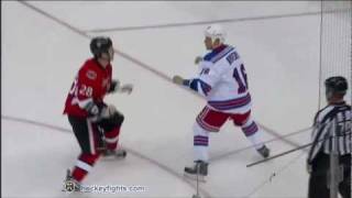 Sean Avery vs Zenon Konopka Nov 9 2011 [upl. by Grieve170]