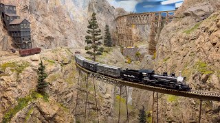 Beautiful model railroad layout at the Slim Gauge Guild [upl. by Lyons]