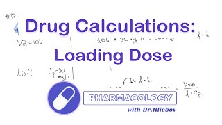 Loading Dose Drug Calculations Practice Problems  Part 4 [upl. by Eldwon284]